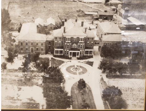 aerial view old snapshot Masonic Home