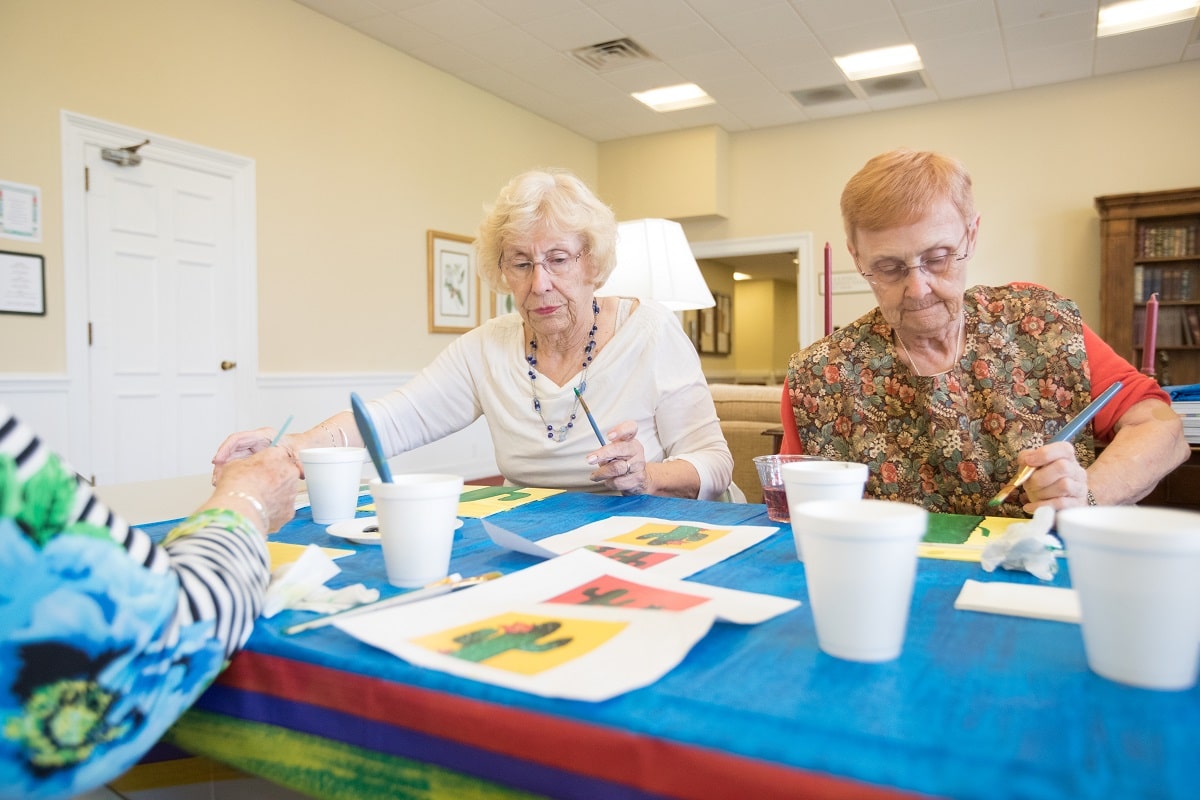 Masonic Home Richmond Art Class