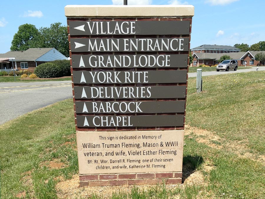 VillageEntrance Sign